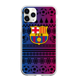 Чехол для iPhone 11 Pro матовый с принтом FC Barca Новогодний в Санкт-Петербурге, Силикон |  | fc | fc barcelona | fcb | барселона | спорт | спортивные | фк | футбол | футбольный клуб