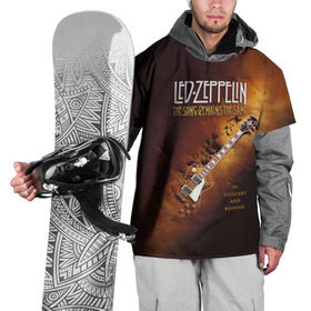 Накидка на куртку 3D с принтом Led Zeppelin в Санкт-Петербурге, 100% полиэстер |  | led | led zeppelin | блюз | группа | джимми пейдж | джон генри бонэм | джон пол джонс | лед зепелен | лед зеппелин | метал | роберт плант | рок | тяжелый | фолк | хард | хардрок | хеви | хевиметал