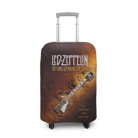 Чехол для чемодана 3D с принтом Led Zeppelin в Санкт-Петербурге, 86% полиэфир, 14% спандекс | двустороннее нанесение принта, прорези для ручек и колес | led | led zeppelin | блюз | группа | джимми пейдж | джон генри бонэм | джон пол джонс | лед зепелен | лед зеппелин | метал | роберт плант | рок | тяжелый | фолк | хард | хардрок | хеви | хевиметал