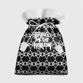 Подарочный 3D мешок с принтом Bring Me the Horizon в Санкт-Петербурге, 100% полиэстер | Размер: 29*39 см | Тематика изображения на принте: bmth | bring me the horizon | альтернативный метал | альтернативный рок | бмтх | бмтш | группа | достань для меня горизонт | дэткор | метал | рок | электроник рок