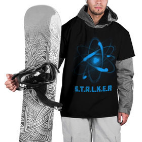 Накидка на куртку 3D с принтом Сталкер в Санкт-Петербурге, 100% полиэстер |  | game | stalker | игры | сталкер