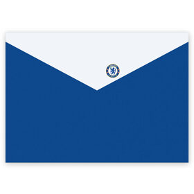Поздравительная открытка с принтом Chelsea 2018 в Санкт-Петербурге, 100% бумага | плотность бумаги 280 г/м2, матовая, на обратной стороне линовка и место для марки
 | chelsea | fc | спорт | спортивные | фк | футбол | футбольный клуб | челси