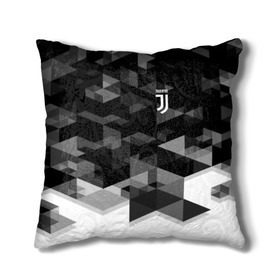 Подушка 3D с принтом Juventus 2018 Geometry Sport в Санкт-Петербурге, наволочка – 100% полиэстер, наполнитель – холлофайбер (легкий наполнитель, не вызывает аллергию). | состоит из подушки и наволочки. Наволочка на молнии, легко снимается для стирки | Тематика изображения на принте: fc | juventus | спорт | спортивные | фк | футбол | футбольный клуб | ювентус