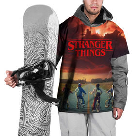 Накидка на куртку 3D с принтом Stranger Things в Санкт-Петербурге, 100% полиэстер |  | stranger things | очень странные дела
