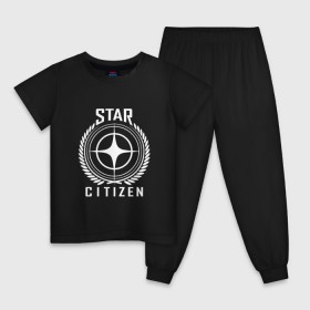Детская пижама хлопок с принтом Star Citizen в Санкт-Петербурге, 100% хлопок |  брюки и футболка прямого кроя, без карманов, на брюках мягкая резинка на поясе и по низу штанин
 | Тематика изображения на принте: игра | космический | космос | симулятор