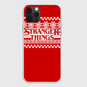 Чехол для iPhone 12 Pro Max с принтом Свитер Stranger Things в Санкт-Петербурге, Силикон |  | stranger things | новогодний | очень странные дела | праздничный | рождество | свитер