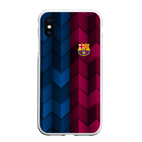 Чехол для iPhone XS Max матовый с принтом FC Barca 2018 Creative uniform в Санкт-Петербурге, Силикон | Область печати: задняя сторона чехла, без боковых панелей | fc | fc barcelona | fcb | барселона | спорт | спортивные | фк | футбол | футбольный клуб