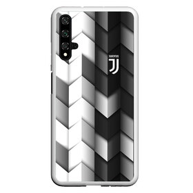 Чехол для Honor 20 с принтом Juventus 2018 Geometry Sport в Санкт-Петербурге, Силикон | Область печати: задняя сторона чехла, без боковых панелей | Тематика изображения на принте: fc | juventus | спорт | спортивные | фк | футбол | футбольный клуб | ювентус