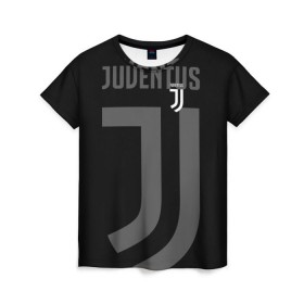 Женская футболка 3D с принтом Juventus 2018 Original в Санкт-Петербурге, 100% полиэфир ( синтетическое хлопкоподобное полотно) | прямой крой, круглый вырез горловины, длина до линии бедер | fc | juventus | спорт | спортивные | фк | футбол | футбольный клуб | ювентус