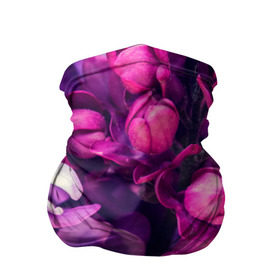 Бандана-труба 3D с принтом цветы в Санкт-Петербурге, 100% полиэстер, ткань с особыми свойствами — Activecool | плотность 150‒180 г/м2; хорошо тянется, но сохраняет форму | botany | bouquet | flowers | fuchsia | leaves | magnolia | peony | pink | vintage | ботаника | букет | винтаж | листья | магнолия | пион | розовый | фуксия | цветы