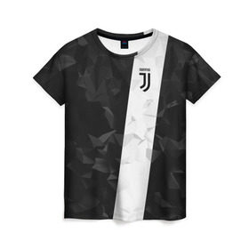 Женская футболка 3D с принтом Juventus 2018 Line в Санкт-Петербурге, 100% полиэфир ( синтетическое хлопкоподобное полотно) | прямой крой, круглый вырез горловины, длина до линии бедер | fc | juventus | спорт | спортивные | фк | футбол | футбольный клуб | ювентус
