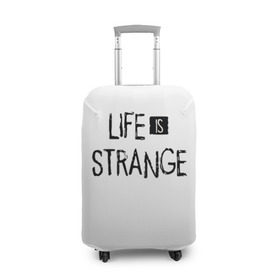 Чехол для чемодана 3D с принтом Life is Strange в Санкт-Петербурге, 86% полиэфир, 14% спандекс | двустороннее нанесение принта, прорези для ручек и колес | life is strange 2 | игра | лайф ис стрэндж | надпись