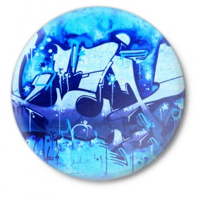 Значок с принтом Необыкновенное граффити в Санкт-Петербурге,  металл | круглая форма, металлическая застежка в виде булавки | color | graffity | urban | город | граффити | краски | уличное искусство
