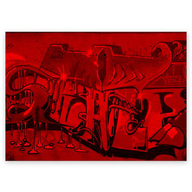 Поздравительная открытка с принтом Уличное граффити в Санкт-Петербурге, 100% бумага | плотность бумаги 280 г/м2, матовая, на обратной стороне линовка и место для марки
 | color | graffity | urban | город | граффити | краски | уличное искусство