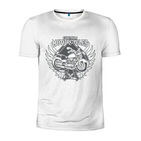Мужская футболка 3D спортивная с принтом Vintage motocycle 4 в Санкт-Петербурге, 100% полиэстер с улучшенными характеристиками | приталенный силуэт, круглая горловина, широкие плечи, сужается к линии бедра | 