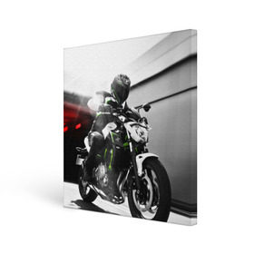 Холст квадратный с принтом Kawasaki в Санкт-Петербурге, 100% ПВХ |  | motorbike | motorcycle | race | rider | ryder | speed | yamaha | байк | гонки | гонщик | кавасаки | мото | мотобайк | мотоцикл | райдер | скорость | ямаха