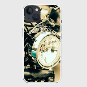 Чехол для iPhone 13 с принтом Vintage motocycle в Санкт-Петербурге,  |  | harley | motorbike | motorcycle | race | rider | ryder | speed | байк | гонки | гонщик | мото | мотобайк | мотоцикл | райдер | скорость | харлей