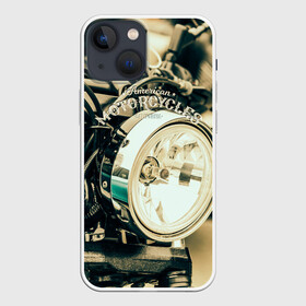 Чехол для iPhone 13 mini с принтом Vintage motocycle в Санкт-Петербурге,  |  | harley | motorbike | motorcycle | race | rider | ryder | speed | байк | гонки | гонщик | мото | мотобайк | мотоцикл | райдер | скорость | харлей