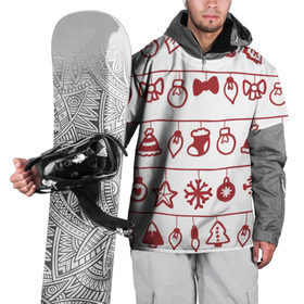 Накидка на куртку 3D с принтом Наш веселый Новый год в Санкт-Петербурге, 100% полиэстер |  | елка | зима | мороз | новый год | снег | снежинки