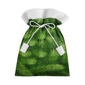 Подарочный 3D мешок с принтом Ёлочка в Санкт-Петербурге, 100% полиэстер | Размер: 29*39 см | веточки | елка | новогодняя ёлка | новый год | природа | рождество | сосна | текстуры | хвойные