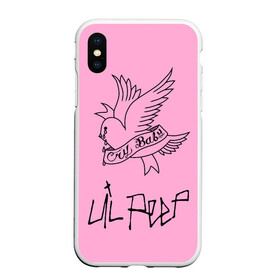 Чехол для iPhone XS Max матовый с принтом LIL PEEP Cry Baby в Санкт-Петербурге, Силикон | Область печати: задняя сторона чехла, без боковых панелей | lil peep. cry baby | лил пип