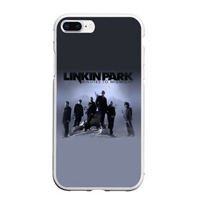 Чехол для iPhone 7Plus/8 Plus матовый с принтом Группа Linkin Park в Санкт-Петербурге, Силикон | Область печати: задняя сторона чехла, без боковых панелей | bennington | chester | linkin park | альтернативный | беннингтон | группа | ленкин | линкин | майк | метал | музыкант | ню | нюметал | парк | певец | рок | рэп | честер | электроник