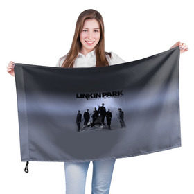 Флаг 3D с принтом Группа Linkin Park в Санкт-Петербурге, 100% полиэстер | плотность ткани — 95 г/м2, размер — 67 х 109 см. Принт наносится с одной стороны | bennington | chester | linkin park | альтернативный | беннингтон | группа | ленкин | линкин | майк | метал | музыкант | ню | нюметал | парк | певец | рок | рэп | честер | электроник