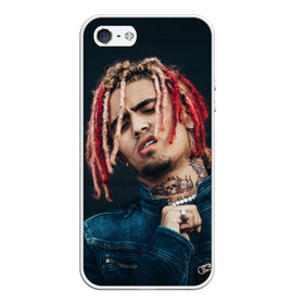 Чехол для iPhone 5/5S матовый с принтом Lil Pump в Санкт-Петербурге, Силикон | Область печати: задняя сторона чехла, без боковых панелей | esketit | esskeetit | gang | lil | pump | rap | качер | лил | маленький | насос | памп | репер | рэпер | рэппер | с дредами | эшкере | эшкерее | эшкереее | эшкерееее | эщкере | эщкерее | эщкереее | эщкерееее