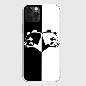 Чехол для iPhone 12 Pro Max с принтом Панда в Санкт-Петербурге, Силикон |  | Тематика изображения на принте: бамбук | бамбуковый медведь | белый | голова | два | животное | злость | красная книга | крутой | мишка | оскал | панда | прикольный | тату | цвета | чб | черный | ярость