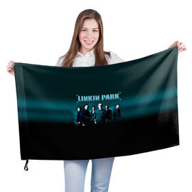 Флаг 3D с принтом Linkin Park в Санкт-Петербурге, 100% полиэстер | плотность ткани — 95 г/м2, размер — 67 х 109 см. Принт наносится с одной стороны | bennington | chester | linkin park | альтернативный | беннингтон | группа | ленкин | линкин | майк | метал | музыкант | ню | нюметал | парк | певец | рок | рэп | честер | электроник
