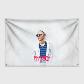 Флаг-баннер с принтом Pharaoh 2 в Санкт-Петербурге, 100% полиэстер | размер 67 х 109 см, плотность ткани — 95 г/м2; по краям флага есть четыре люверса для крепления | dead dynasty | pharaoh | pink phloyd | мертвая династия | фараон