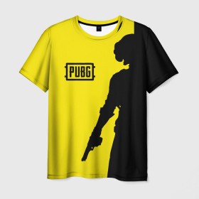 Мужская футболка 3D с принтом PUBG в Санкт-Петербурге, 100% полиэфир | прямой крой, круглый вырез горловины, длина до линии бедер | playerunknowns battlegrounds | pubg