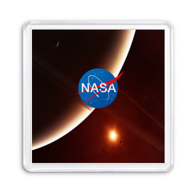 Магнит 55*55 с принтом NASA SPACE в Санкт-Петербурге, Пластик | Размер: 65*65 мм; Размер печати: 55*55 мм | Тематика изображения на принте: galaxy | nasa | space | астрономия | известные | космос | наса | планеты | сатурн