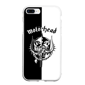 Чехол для iPhone 7Plus/8 Plus матовый с принтом Motorhead в Санкт-Петербурге, Силикон | Область печати: задняя сторона чехла, без боковых панелей | larry wallis | lucas fox | motorhead | motrhead | группа | кэмпбелл | лемми | метал | микки ди | мотор хед | моторхед | рок | тейлор | фил | хард | хардрок | хеви | хевиметал