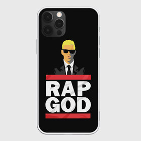 Чехол для iPhone 12 Pro Max с принтом Rap God Eminem в Санкт-Петербурге, Силикон |  | Тематика изображения на принте: actor | american rapper | composer | eminem | music | rap | rap god | record producer |   | актёр | американский | композитор | музыка | музыкальный продюсер | рэп | рэпер