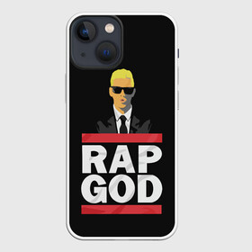 Чехол для iPhone 13 mini с принтом Rap God Eminem в Санкт-Петербурге,  |  | actor | american rapper | composer | eminem | music | rap | rap god | record producer |   | актёр | американский | композитор | музыка | музыкальный продюсер | рэп | рэпер