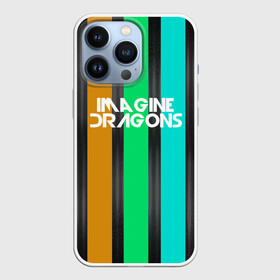Чехол для iPhone 13 Pro с принтом IMAGINE DRAGONS в Санкт-Петербурге,  |  | evolve | imagine dragons | new age | абстракция | вокалист | геометрия | группа | драгонс | известные | линии | личности | надписи | полосы | реп | рок | триколор | фирменные цвета | яркие