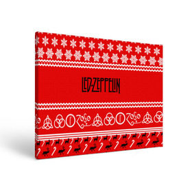 Холст прямоугольный с принтом Праздничный Led Zeppelin в Санкт-Петербурге, 100% ПВХ |  | Тематика изображения на принте: led zeppelin | блюз | группа | джимми пейдж | джон генри бонэм | джон пол джонс | знак | красный | лед зепелен | лед зеппелин | метал | надпись | новогодний | новый год | праздник | роберт плант | рождество