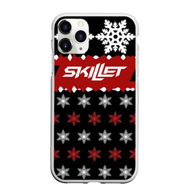 Чехол для iPhone 11 Pro Max матовый с принтом Праздничный Skillet в Санкт-Петербурге, Силикон |  | Тематика изображения на принте: skilet | skillet | альтернативный | гранж | группа | джен леджер | джон купер | знак | индастриал | кори купер | красный | метал | надпись | новогодний | новый год | ню | пост | праздник | рождество | рок