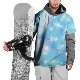 Накидка на куртку 3D с принтом Волшебство Нового года в Санкт-Петербурге, 100% полиэстер |  | Тематика изображения на принте: елка | зима | мороз | новый год | снег | снежинки