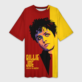 Платье-футболка 3D с принтом Green day Armstrong Billy Joe в Санкт-Петербурге,  |  | actor | american | armstrong | band | billy joe | green day | musician | producer | punk | rock | songwriter | vocalist | автор песен | актер вокалист | американский | армстронг | билли джо | группа | зеленый день | музыкант | панк | продюсер | рок