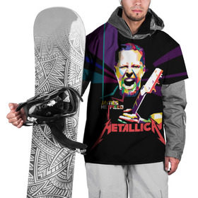 Накидка на куртку 3D с принтом Metallica James Alan Hatfield в Санкт-Петербурге, 100% полиэстер |  | Тематика изображения на принте: alan | american | band | hard | hatfield | james | metal | metallica | rock | thrash | алан | американская | джеймс | метал группа | трэш метал | хард рок | хэтфилд