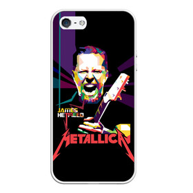 Чехол для iPhone 5/5S матовый с принтом Metallica James Alan Hatfield в Санкт-Петербурге, Силикон | Область печати: задняя сторона чехла, без боковых панелей | alan | american | band | hard | hatfield | james | metal | metallica | rock | thrash | алан | американская | джеймс | метал группа | трэш метал | хард рок | хэтфилд