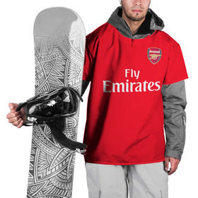 Накидка на куртку 3D с принтом Месут Озил в Санкт-Петербурге, 100% полиэстер |  | arsenal | fc | football club | английская премьер лига | англия | арсенал | болельщики | великобритания | канониры | озил месут | футбол | футбольный клуб