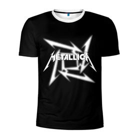 Мужская футболка 3D спортивная с принтом Metallica в Санкт-Петербурге, 100% полиэстер с улучшенными характеристиками | приталенный силуэт, круглая горловина, широкие плечи, сужается к линии бедра | american | band | cliff burton | dave mustaine | hard | james hatfield | jason newsted | kirk hammett | lars ulrich | metal | metallica | robert trujillo | rock | ron mcgowney | thrash | американская | джеймс хэтфилд | ларс ул | метал группа | трэш метал 