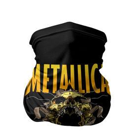 Бандана-труба 3D с принтом Metallica в Санкт-Петербурге, 100% полиэстер, ткань с особыми свойствами — Activecool | плотность 150‒180 г/м2; хорошо тянется, но сохраняет форму | 