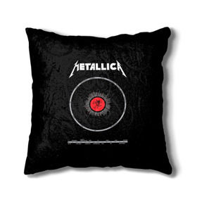 Подушка 3D с принтом Metallica в Санкт-Петербурге, наволочка – 100% полиэстер, наполнитель – холлофайбер (легкий наполнитель, не вызывает аллергию). | состоит из подушки и наволочки. Наволочка на молнии, легко снимается для стирки | 