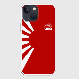 Чехол для iPhone 13 mini с принтом JDM в Санкт-Петербурге,  |  | car | drift | japan | jdm | race | street | авто | автомобиль | гонки | дрифт | король | машина | флаг | япония