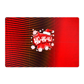 Магнитный плакат 3Х2 с принтом Ho-Ho-Ho в Санкт-Петербурге, Полимерный материал с магнитным слоем | 6 деталей размером 9*9 см | christmas | happy | new year | pattern | pop art | новый год | поп арт | праздник | рождество