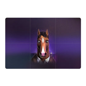 Магнитный плакат 3Х2 с принтом BoJack в Санкт-Петербурге, Полимерный материал с магнитным слоем | 6 деталей размером 9*9 см | bojack horseman | конь боджек | лошадь боджек